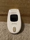 Samsung Jitterbug  SPH-A310 - White Cellular Flip  Phone (Untested)