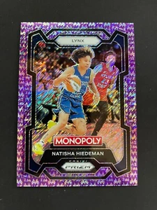 2024 Panini WNBA Monopoly Prizm Basketball Natisha Hiedeman Purple Shimmer /50 - Picture 1 of 2