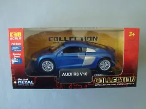 Audi R8 V10 In Blue 1/38 Scale MIB - Picture 1 of 1