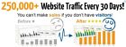 Website Traffic 250,000+ Targeted Webpage Traffic from Interested Buyers!