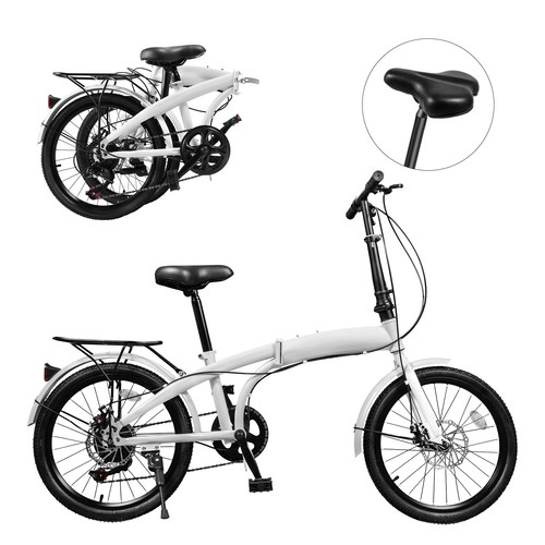 Folding Bicycle 折りたたみ自転車 シルバーグレー Folding Bicycle 折りたたみ自転車 シルバーグレー Gray Foldable