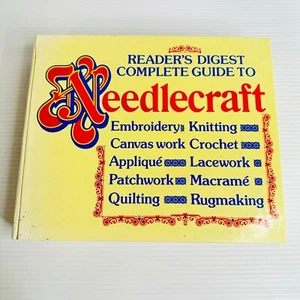 Complete Guide to Needlecraft Knitting Quilting Reader's Digest Hardcover Book. - Picture 1 of 12
