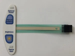 Conjunto de teclado izquierdo Medtronic Newport HT70 SPMEM3211M PT0051799 - Imagen 1 de 2