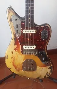 1963 Fender Jaguar Vintage Pre-CBS Offset Guitar Sunburst - Picture 1 of 12