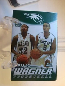 2011-12 Wagner Seahawks calendario de bolsillo de baloncesto (Sch0346) - Imagen 1 de 2
