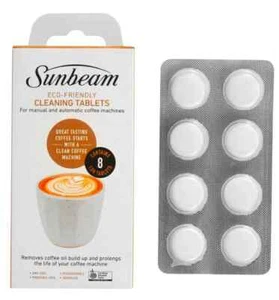 Sunbeam ECO-FRIENDLY Espresso Machine Cleaning Tablets x 8 PACK EM0020 EMA0025CL - Picture 1 of 2