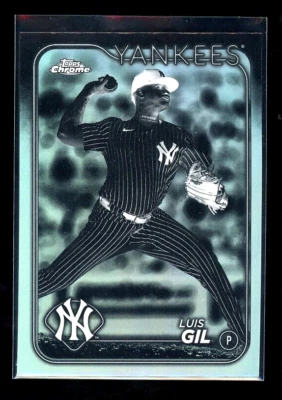2024 Topps Chrome #USC160 Luis Gil Negative Refractor - Image 1 of 2