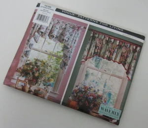 Vogue Lined Valance Patterns For Living At Home With Waverly Four Contrasts - Picture 1 of 4