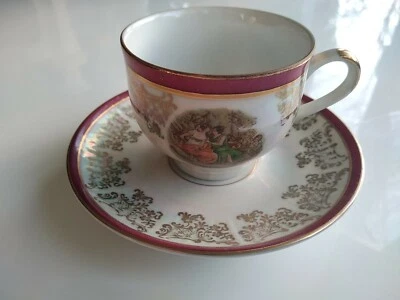 Mokkatasse - Henneberg Porzellan in Ilmenau - 1972 bis 1990 - "Perlmutt" - Bild 1 von 4