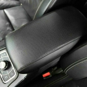 For Jeep Grand Cherokee 2011-2021 Center Console Armrest Carbon Fiber Cover Pad - Picture 1 of 8