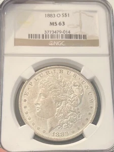 1883-O Morgan Dollar 1 $ ~ NGC MS63 - Bild 1 von 4