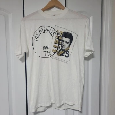 Camiseta De Colección Elvis Presley 1990 Puntada Única Memphis TN Estampilla NUEVA Sin Etiquetas Foto 1 de 4