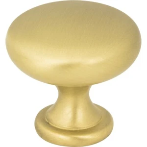 Brushed Gold Kitchen Cabinet Knob Hardware Knobs Satin Drawer Pull Brass 3910-BG - Picture 1 of 1