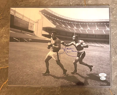 1976 Ken Norton Signed 11x14 Photo Muhammad Ali Yankee Stadium Auto JSA COA - Image 1 of 4