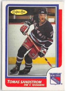 1986-87 O-Pee-Chee #230 Tomas Sandstrom  **  NM  ** - Picture 1 of 2