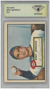 1952 Topps ANDY SEMINICK #297 💎 DSG 4 VG/EX