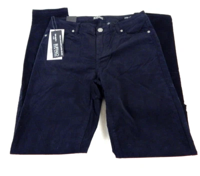 Buffalo Pants by David Britton Velvet Stretch Skinny Mid-Rise Black Size 4 27 Sm - Image 1 of 4