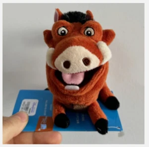 Auténtico Hong Kong Disney Store Pumba Imán Hombro Peluche Muñeca Juguete - Imagen 1 de 1