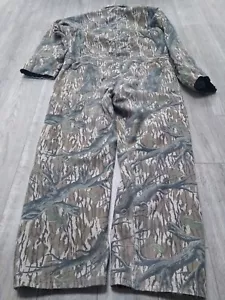 VTG Mossy Oak Treestand Liberty USA Coveralls XL Camo Insulated Hunting Lined - Picture 1 of 24
