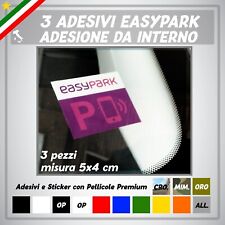 3 Stücke Aufkleber Easy Park Innen- Glas IN Vinyl 50X40 Aufkleber Easypark