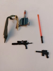 Star Wars POTF Accessories Boba Fett Han Darth Vader - Picture 1 of 2
