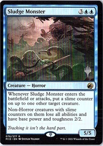 Sludge Monster R Promo Pack: Innistrad: Midnight Hunt 76 Near Mint - Picture 1 of 1