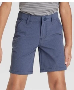 NEW Cat & Jack Boy's Quick Dry Flat Front 'At The Knee' Stretch Shorts Size 12 - Picture 1 of 2