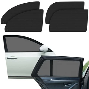 Car Window Shades, 4 Pack Mesh Car Window Screen Full Side Windows Sun Shades... - Picture 1 of 7