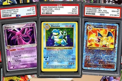 Pokemon Graded Pack - Mint 9 - Gem Mint 10 - Graded Card.. EX, holos, + more - Image 1 of 4