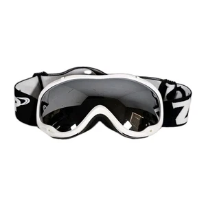 ZIONOR Occhiali da Sci Snowboard Protezione UV Argento Lente Specchiata Montatura Bianca - Foto 1 di 5