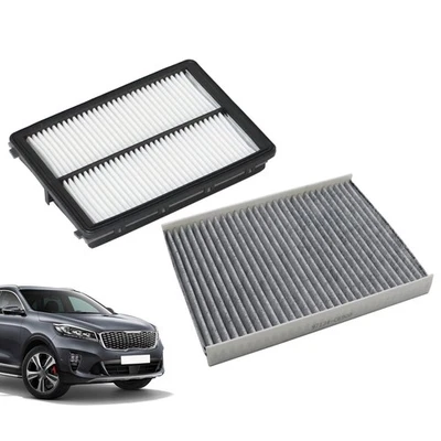 Engine Air Filter & Cabin Air Filter Premium Set For 2016-2018 Kia Sorento New - Image 1 of 4