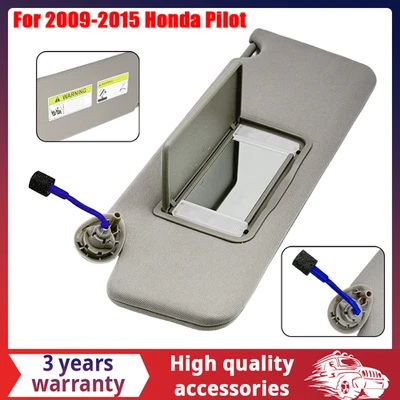 Fits For 2009-2015 Honda Pilot Left Side Sun Visor W/ Light - Image 1 of 4