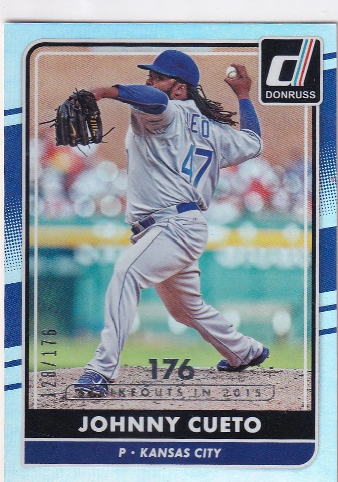 JOHNNY CUETO/176 DONRUSS TEMPORADA STAT LINE PARALLEL GIANTS #153 2016 16 PANINI Foto 1 de 1