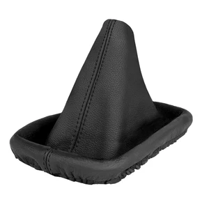 Schaltmanschette Schaltsack für BMW 3er e46 1998-2007 100% echtes Leder Schwarz - Picture 1 of 5