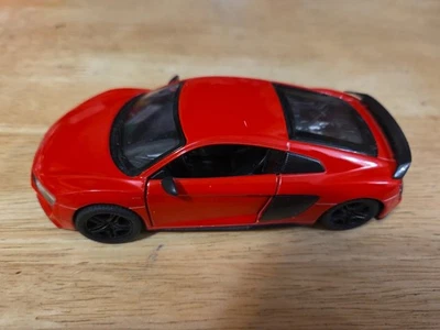 Audi R8 2020 techo rígido rojo diecast 5" modelo de coche Kinsmart - KT5422RD Foto 1 de 4