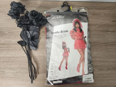 Fashion Nova Beatle Bride Lydia Beetlejuice Halloween Costume - Women's Size M/L - Image 1 of 4