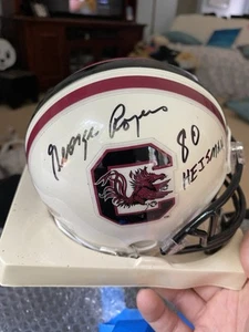 George Rogers Signed Mini Helmet South Carolina Gamecocks Heisman Winner Legend! - Picture 1 of 9