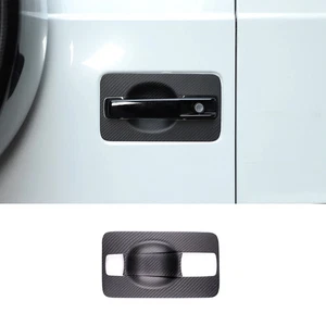 Matte Carbon Fiber Tailgate Handle Bowl Cover For Benz G Class W464 G65 G63 19+ - Picture 1 of 11