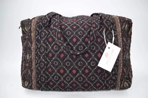 Bolso de Lona Grande Vera Bradley Vintage en Patrón "Laurel -1997" - Imagen 1 de 11