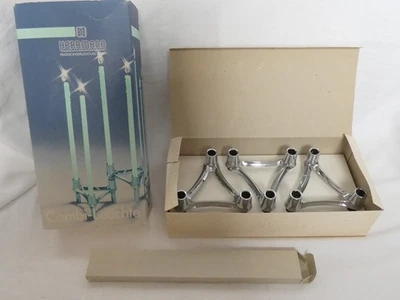 Hermann Combi Leuchter 3 Stück + 2 Kerzen Design Kerzenständer Stecksystem - Bild 1 von 4