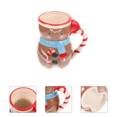  Snowman Soup Cup Ceramic Snowman Mug Christmas Water Cup Snowman Gift Mug for - Image 1 of 4