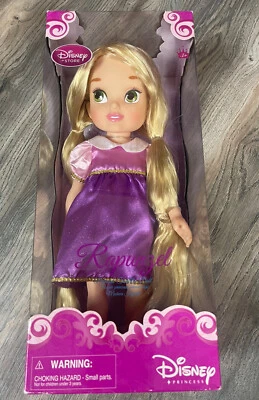 2011 RARE DISNEY STORE EXCLUSIVE PRINCESS RAPUNZEL TODDLER DOLL 16” - Image 1 of 4