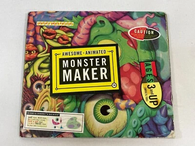 Vintage 1995 Awesome Animated Monster Maker CD-ROM Mac/PC Software ImagineEngine - Image 1 of 4