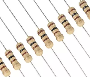 2Pcs 1W 5% Carbon Film Resistors Assorted 0.1Ω-4.7MΩ High Voltage - Picture 1 of 2