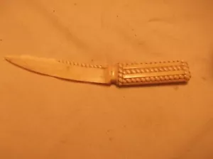 ANTIQUE CARVED LETTER OPENER - Picture 1 of 6