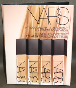 Sample Set Packet of NARS Natural Radiant Longwear Foundation - 8 Light Shades