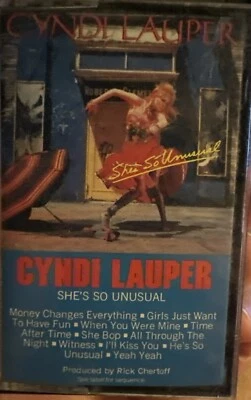 Cyndi Lauper She's So Unusual 1983 Audio Cassette  - Image 1 of 2