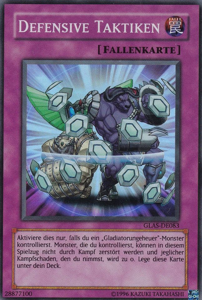 Yugioh GLAS-DE083 Defensive Taktiken (Super Rare) - Bild 1 von 1