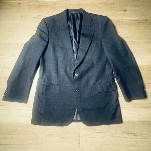 Giacca Blazer Vintage Burberrys 41 Blu Cappotto Sportivo