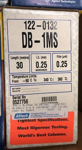 Agilent 122-0132 GC Säule J&W DB-1MS, 30 m, 0,25 mm, 0,25 μm - NEU - Bild 1 von 3